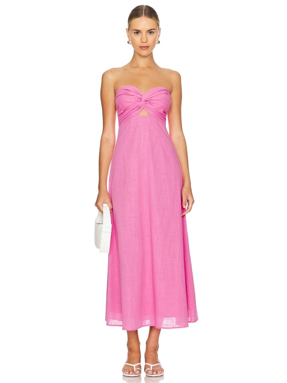 SNDYS x Revolve Lilly Dress in Pink - Size S